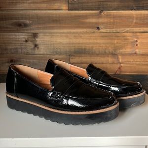 Black Shiny Loafers